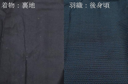 平和屋着物●男性　本場大島紬　アンサンブル　100亀甲　総詰め　正絹　逸品　未使用　CAAT6958vf