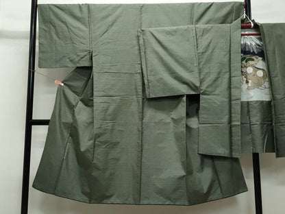 平和屋着物●男性 本場大島紬 アンサンブル 80亀甲 総詰め 正絹 逸品 CAAT6960vf