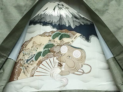平和屋着物●男性 本場大島紬 アンサンブル 80亀甲 総詰め 正絹 逸品 CAAT6960vf