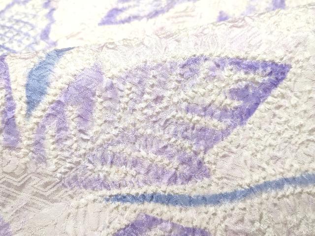平和屋着物●訪問着 総絞り 牡丹 正絹 逸品 CAAT6978vf