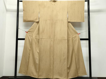 平和屋着物●上質な小紋 霞文 正絹 逸品 CAAT6981vf