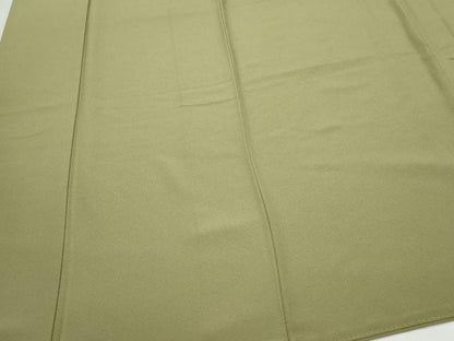 平和屋着物●上質な色無地 作家物 本茶四度染 利休茶色 正絹 逸品 CAAT6998vf