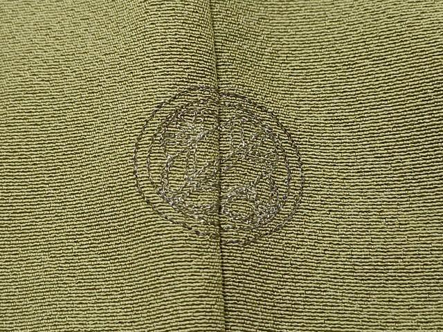 平和屋着物●上質な色無地 作家物 本茶四度染 利休茶色 正絹 逸品 CAAT6998vf