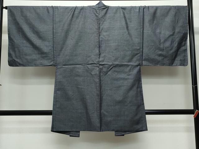 平和屋着物●男性　本場大島紬　アンサンブル　80亀甲　総詰め　正絹　逸品　未使用　CAAT7008vf