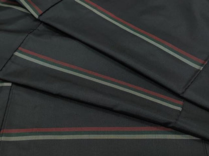平和屋着物●本場縞大島紬　横段文　正絹　逸品　CAAT7017vf