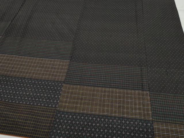 平和屋着物●訪問着　紬地　吉祥文　正絹　逸品　CAAT7020vf