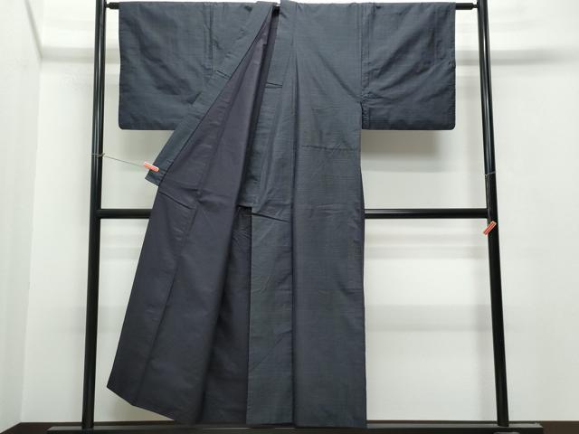 平和屋着物●男性　本場大島紬　80亀甲　総詰め　正絹　逸品　CAAT7085vf