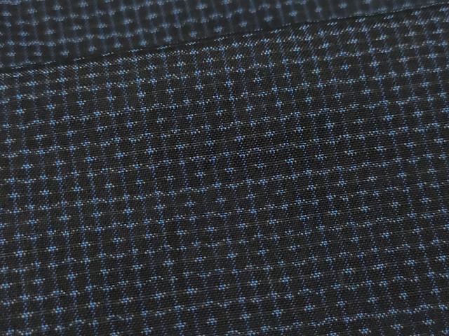 平和屋着物●男性　本場大島紬　80亀甲　総詰め　正絹　逸品　CAAT7085vf