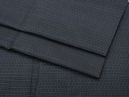 平和屋着物●男性　本場大島紬　80亀甲　総詰め　正絹　逸品　CAAT7085vf