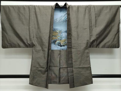 平和屋着物●男性　本場大島紬　アンサンブル　吉祥文　正絹　逸品　CAAT7102vf