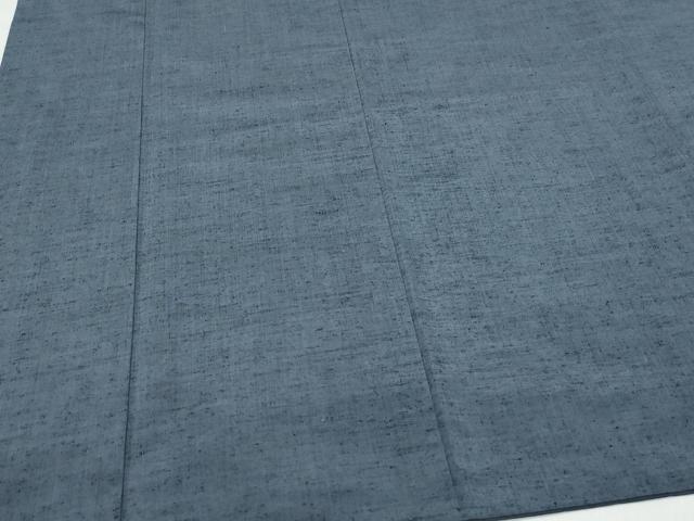 平和屋着物●男性 紬 アンサンブル 藍鉄色 正絹 逸品 CAAT7103vf