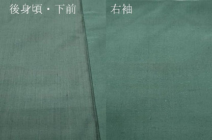 平和屋着物●上質な紬　色無地　仙斎茶色　正絹　逸品　未使用　CAAT7121vf