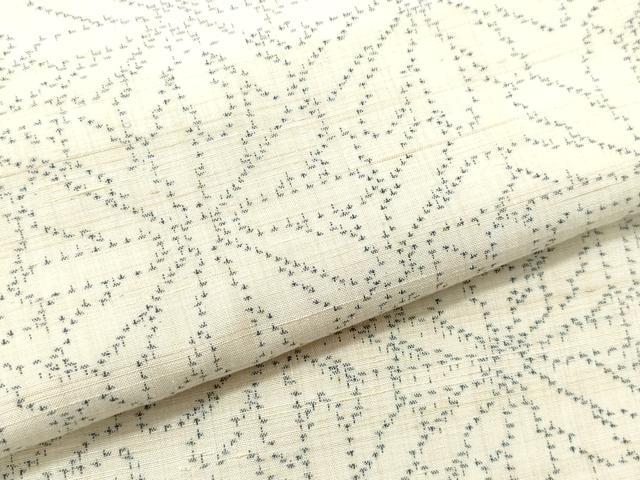 平和屋着物●上質な紬　菊尽くし　正絹　逸品　CAAT7122vf
