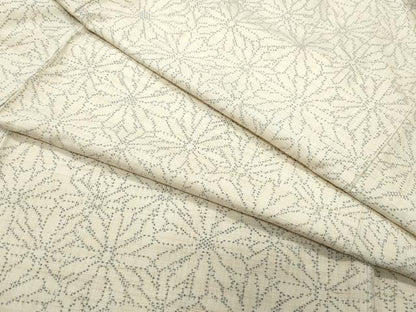 平和屋着物●上質な紬　菊尽くし　正絹　逸品　CAAT7122vf