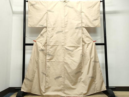 平和屋着物●京の名門・菱屋六右ェ門 紬 大名行列 正絹 逸品 CAAT7124vf