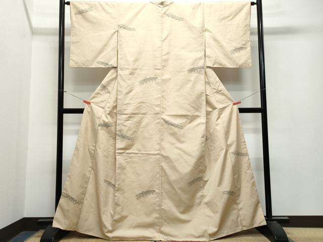 平和屋着物●京の名門・菱屋六右ェ門 紬 大名行列 正絹 逸品 CAAT7124vf