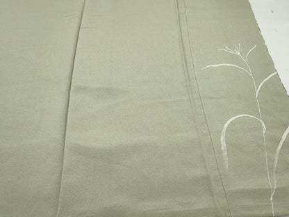 平和屋着物●ろう彩工芸 奥村一心 訪問着 草木文 暈し染め 正絹 逸品 CAAT7131vf