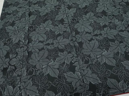 平和屋着物●本場大島紬 7マルキ 楓文 正絹 逸品 CAAT7150vf