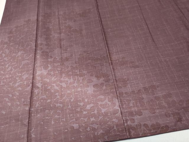 平和屋着物●訪問着 紬地 舞葉文 正絹 逸品 CAAT7153vf