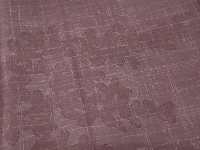 平和屋着物●訪問着 紬地 舞葉文 正絹 逸品 CAAT7153vf