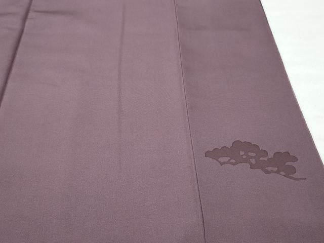 平和屋着物●訪問着 紬地 舞葉文 正絹 逸品 CAAT7153vf