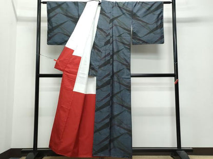 平和屋着物●本場大島紬　吉祥文　正絹　逸品　未使用　CAAT7154vf
