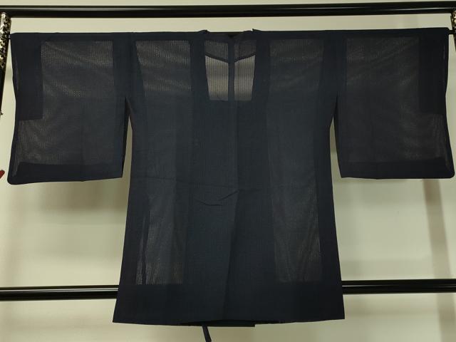 平和屋着物▽道長コート スリーシーズン 春夏秋 塵除け 紗 抽象文 正絹 逸品 CAAT7290vp