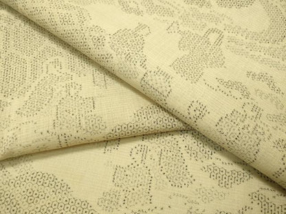 平和屋着物＊夏物 結城紬 夏結城 100亀甲 人物風景文 正絹 逸品 CAAT7308vp