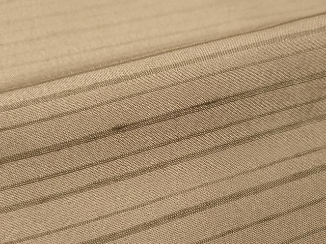 平和屋着物▽上質な紬 単衣 横縞 正絹 逸品 未使用 CAAT7334vp