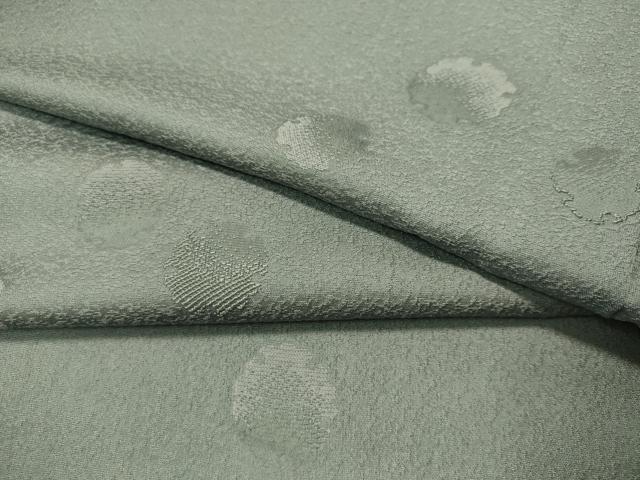 平和屋着物▽上質な小紋 単衣 雪輪地紋 暈し染め まるやま扱い 正絹 逸品 CAAT7336vp