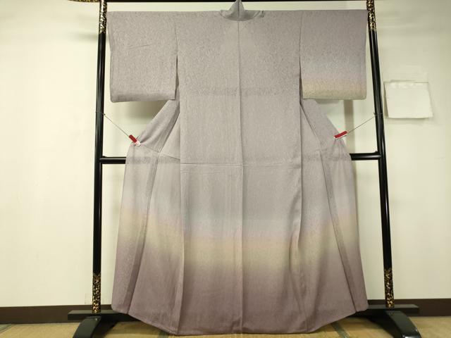平和屋着物＊夏物 訪問着 草花紋紗 暈し染め 正絹 逸品 CAAT7355vp
