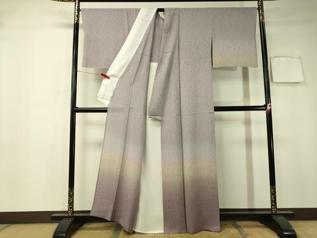 平和屋着物＊夏物 訪問着 草花紋紗 暈し染め 正絹 逸品 CAAT7355vp