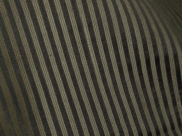 平和屋着物▽男性 長羽織 スリーシーズン 春夏秋 塵除け 縦絽 黒地 正絹 逸品 CAAT7416vp