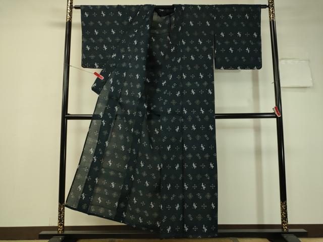 平和屋着物＊夏物 本場琉球絣 夏琉球 正絹 逸品 未使用 CAAT7527vp