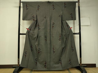 平和屋着物●本場大島紬 9マルキ 吉祥文 正絹 逸品 CAAT7547vp