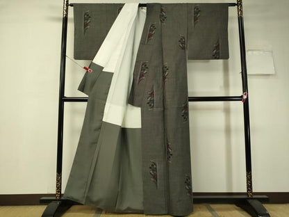 平和屋着物●本場大島紬 9マルキ 吉祥文 正絹 逸品 CAAT7547vp