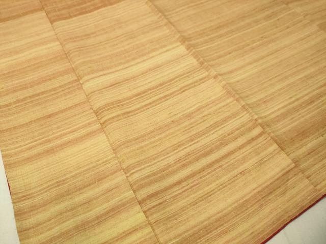 平和屋着物●上質な紬　霞文　正絹　逸品　CAAT7567vp