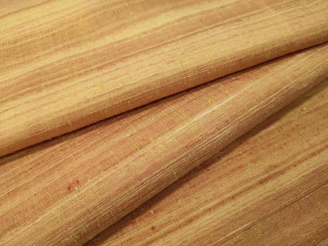 平和屋着物●上質な紬　霞文　正絹　逸品　CAAT7567vp