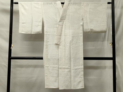 平和屋着物■長襦袢 無双仕立て 雲取り吉祥地紋 正絹 逸品 CAAT7838oy