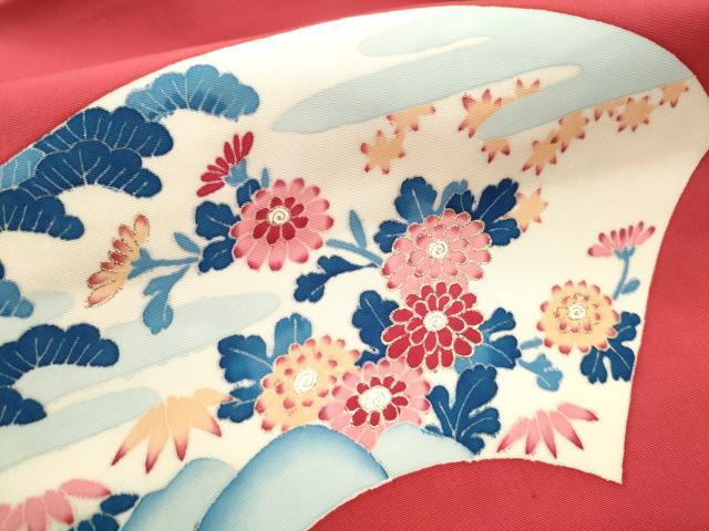 平和屋着物●本加賀友禅作家 寺西次作 塩瀬 九寸名古屋帯 地紙草花文 金彩 正絹 逸品 CAAT8007hy