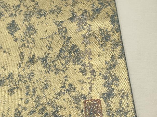平和屋着物●東京友禅　熊谷好博子　太鼓柄袋帯　南蛮渡来絵図　金糸　引箔　正絹　逸品　CAAT8037hy