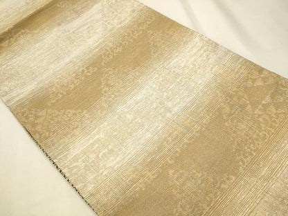 平和屋着物●六通柄袋帯 唐織 鳳凰花文 金糸 正絹 逸品 CAAT8064hy