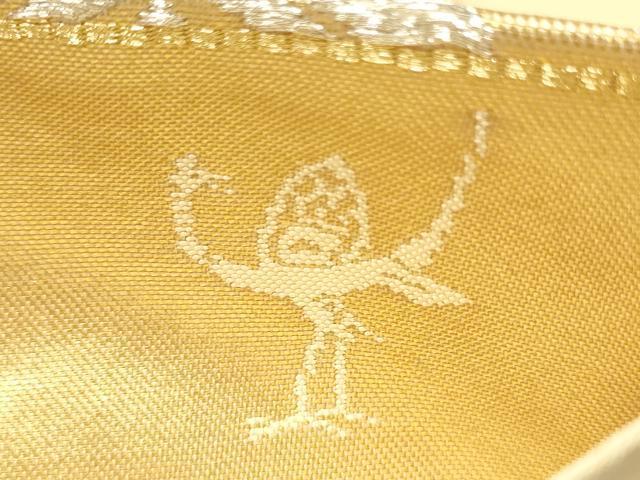 平和屋着物●西陣 白綾苑大庭 六通柄袋帯 唐織 蜀江桐文 金銀糸 正絹 逸品 CAAT8072hy