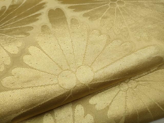 平和屋着物●西陣 川島織物 六通柄 本袋帯 七宝花文 金糸 正絹 逸品 CAAT8147hy