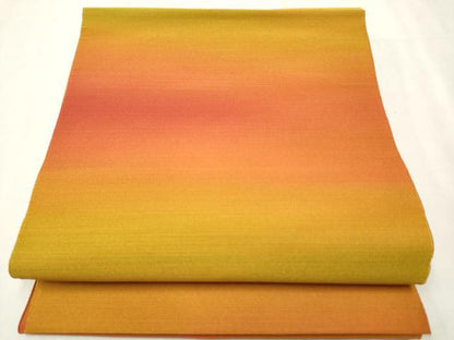 平和屋着物●爪掻き本綴れ 八寸名古屋帯 霞文 正絹 逸品 CAAT8158hy