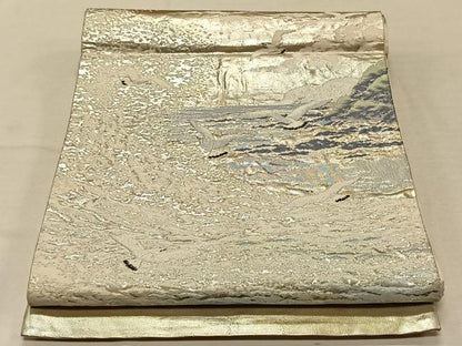 平和屋着物◎六通柄袋帯 飛鳥文 金銀糸 正絹 逸品 CAAT8997qv