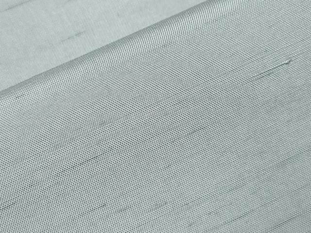 平和屋着物▽白山紬　色無地　単衣　千草鼠色　正絹　逸品　CAAT9203dy