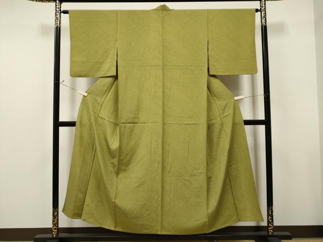 平和屋着物▽上質な小紋　単衣　吉祥文　正絹　逸品　CAAT9205dy