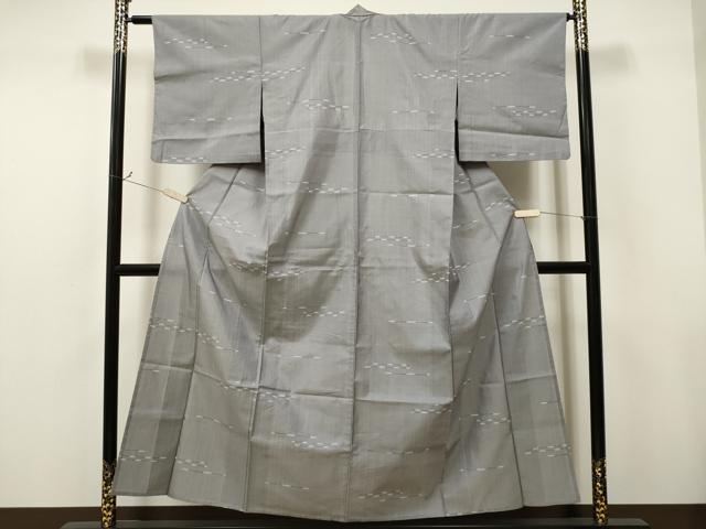 平和屋着物▽上質な紬 単衣 吉祥文 正絹 逸品 CAAT9206dy