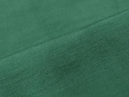 平和屋着物▽上質な色無地 単衣 お召縮緬 花緑青色 正絹 逸品 CAAT9214dy